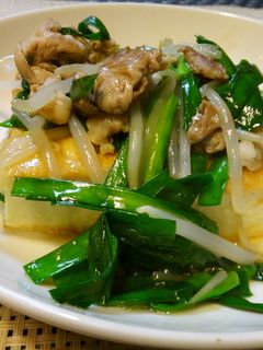 厚揚げの肉野菜炒め-レシピのメイン写真
