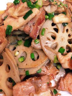 豚バラとれんこんの炒め物-レシピのメイン写真