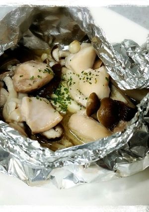きのこのホイル焼き-レシピのメイン写真