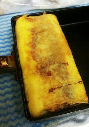 卵二個でボリューム卵焼き♡-レシピのメイン写真