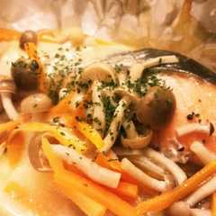 รูปของ トースターで簡単♪鮭のホイル焼き♡
