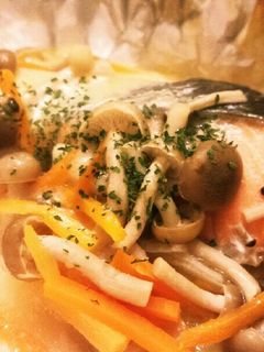 トースターで簡単♪鮭のホイル焼き♡-レシピのメイン写真