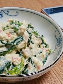 簡単でまろやかな白和え♪-レシピのメイン写真