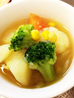 我が家の野菜たっぷりコンソメスープ☆-レシピのメイン写真