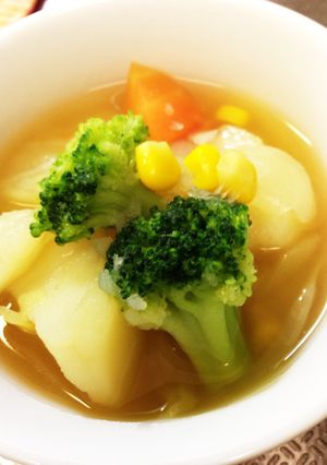我が家の野菜たっぷりコンソメスープ☆-レシピのメイン写真