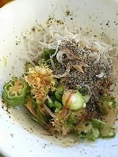 オクラしらす納豆INすりごま!!-レシピのメイン写真