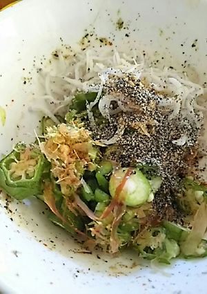 オクラしらす納豆ＩＮすりごま！！-レシピのメイン写真