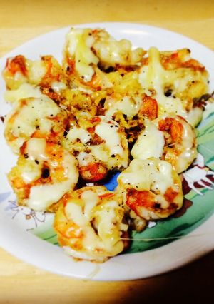 海老のオリーブオイル焼き チーズ乗せ-レシピのメイン写真