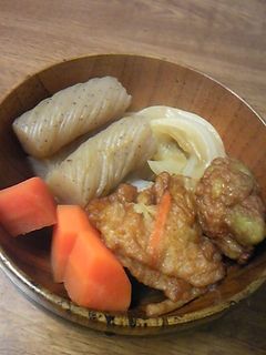新玉ねぎとちぎり揚げの煮物-レシピのメイン写真