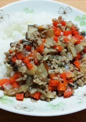 野菜たっぷり肉味噌-レシピのメイン写真