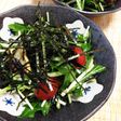 水菜とひじきのサラダ