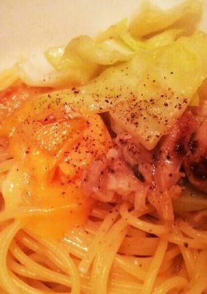 鶏とキャベツとチーズのパスタ-レシピのメイン写真