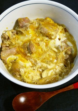 簡単！ゴロゴロお肉で☆親子丼-レシピのメイン写真