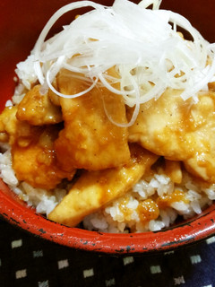 むね肉の甘め照り焼き丼☆-レシピのメイン写真