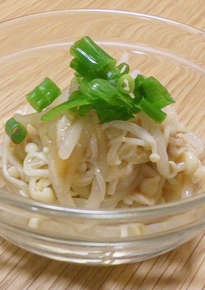 5分でできる！えのきともやしの梅肉和え★-レシピのメイン写真