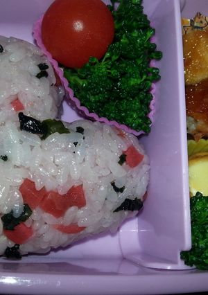 ハート&ハートの簡単お弁当＼(^o^)／-レシピのメイン写真