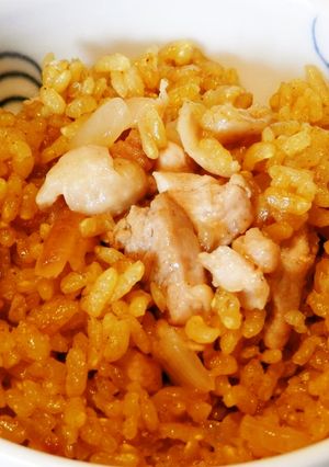 チキンカレー玄米ピラフ　-レシピのメイン写真