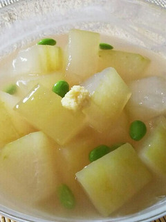 とうがんの白だし煮*暑い日には冷やして♪-レシピのメイン写真