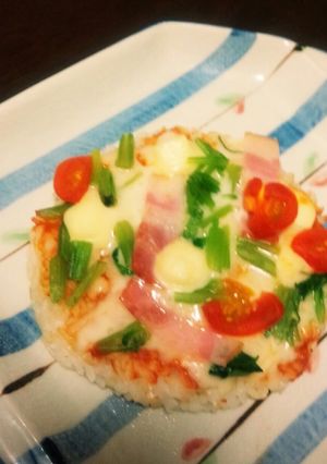 あまりご飯活用♡子供が喜ぶご飯ピザ-レシピのメイン写真