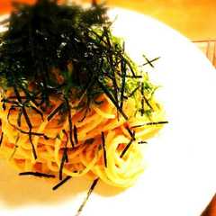 材料少し！絶賛お店のたらこスパゲッティー-レシピのメイン写真