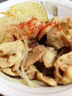 コラーゲンたっぷりの鶏皮コンニャク-レシピのメイン写真
