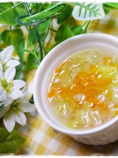 離乳食後期 にんじん玉ねぎ白菜の味噌汁-レシピのメイン写真