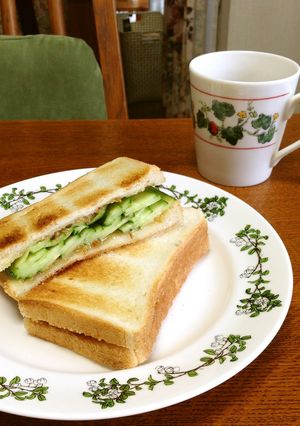 金山寺味噌ときゅうりのサンドイッチ-レシピのメイン写真