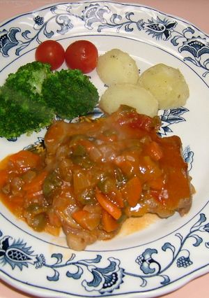 圧力鍋でおしゃれ豚肉プロバンス風煮こみ-レシピのメイン写真