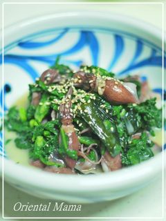 蛍烏賊と春菊の酢味噌和え-レシピのメイン写真