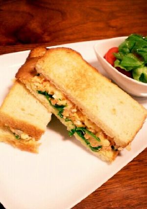 とろーり美味しいホットサンドイッチ♪-レシピのメイン写真