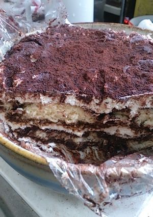 コストコ特大ケーキリメイクティラミス！-レシピのメイン写真