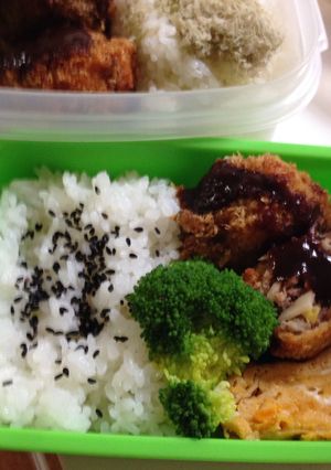 子弁当〜メンチカツ〜-レシピのメイン写真