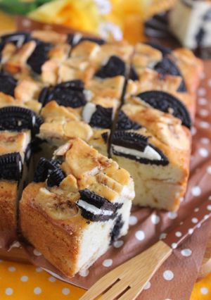 ザクザク！オレオ&バナナチップスケーキ-レシピのメイン写真