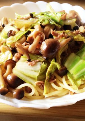 簡単！シンプルなオイスターソースパスタ！-レシピのメイン写真