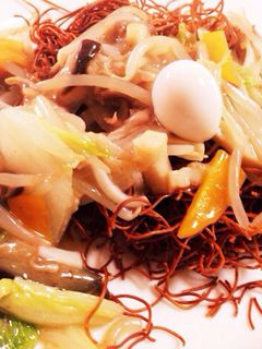 香ばし☆揚げ麺パリパリ*あんかけ焼きそば-レシピのメイン写真