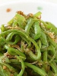 ピーマンのおかか醤油炒め-レシピのメイン写真