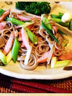 和風そばパスタ-レシピのメイン写真