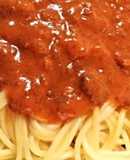 懐かし人気給食ソフト麺ミートソース簡単♪