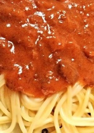 懐かし人気給食ソフト麺ミートソース簡単♪-レシピのメイン写真