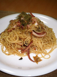 イカとキムチのマヨパスタ-レシピのメイン写真