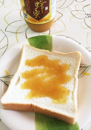 超簡単！30秒おやつ☆食パンの蜂蜜がけ♪-レシピのメイン写真