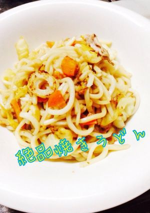 早い!!簡単!!かつ美味しい焼きうどん♪-レシピのメイン写真