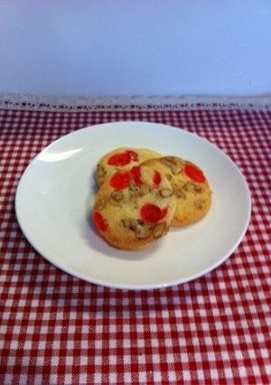 ナッツとチェリーのクッキー-レシピのメイン写真