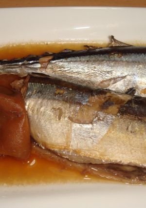 ごはんもりもり　さんまのうめぼし煮-レシピのメイン写真