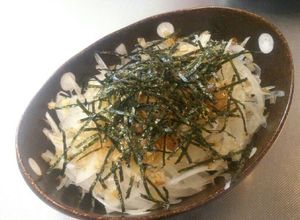 新玉ねぎと温泉卵のポン酢サラダ-レシピのメイン写真