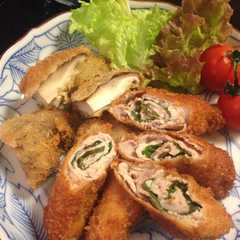 รูปของ 豚肉のしそ巻きフライ