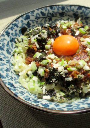 簡単！絶品★ピリ辛肉味噌がけうどん-レシピのメイン写真