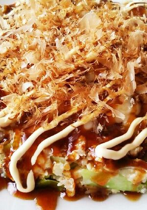 豆腐&おからでｶﾛﾘｰoffお好み焼き-レシピのメイン写真