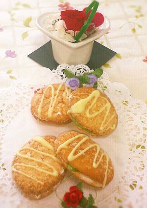 HMで作る♡生チョコ抹茶ミルクブッセ-レシピのメイン写真