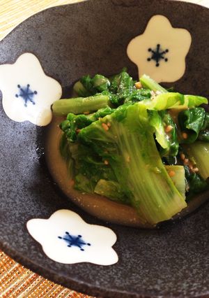 簡単!しろ菜の胡麻和え-レシピのメイン写真